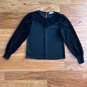 3/$10 LOFT Long Sleeve Lace Top